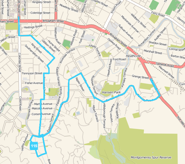 115 route 115 route